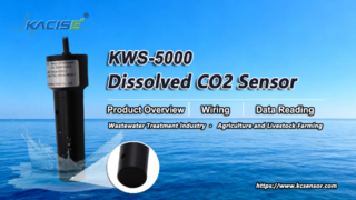 KWS-5000 কার্বন ডাইঅক্সিড সেন্সর ওয়্যারিং এবং ডেটা রিডিং