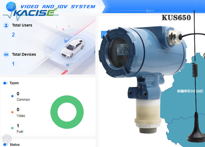KUS650A 3m রেঞ্জ ওয়্যারলেস আল্ট্রাসোনিক লেভেল সেন্সর IP68 সুরক্ষা এবং তরল স্তর পরিমাপের জন্য 4G / Lora / GPRS / NB আউটপুট সহ