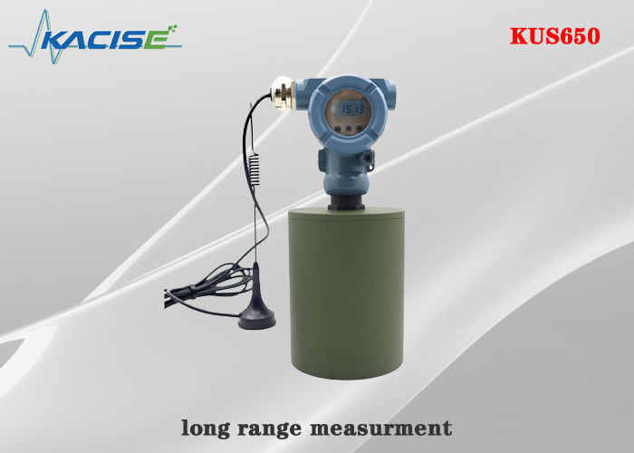 KUS650 ওয়্যারলেস আল্ট্রাসোনিক লেভেল সেন্সর 4G/Lora/GPRS/NB IP68 ওয়াটারপ্রুফ এবং 30m পরিমাপ পরিসীমা সহ