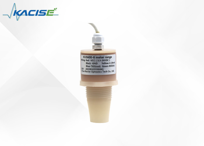 KUS anti-corrosion PTFE / PVDF ultrasonic senor for level and distance measure in corrosive environment