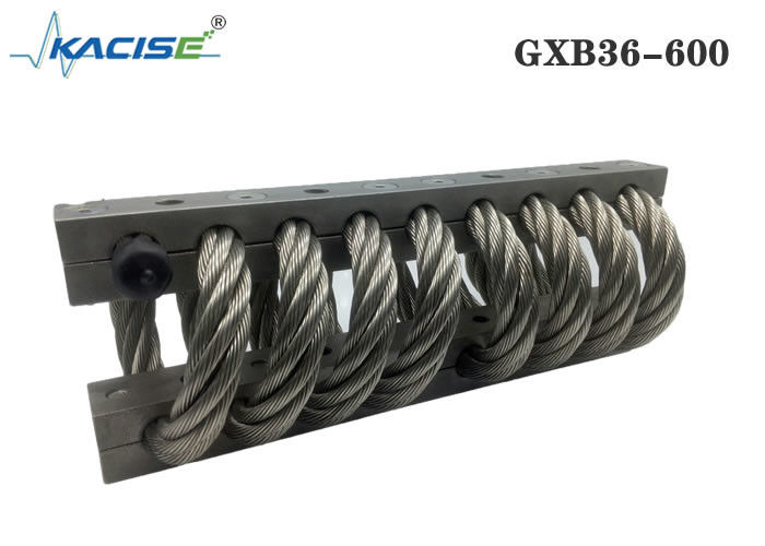 SS304 উপাদান 5-10Hz অনুরণিত ফ্রিকোয়েন্সি এবং ভঙ্গুর সরঞ্জামের জন্য 1277Kg উল্লম্ব স্ট্যাটিক লোড সহ GXB36-600 হেলিকাল আইসোলেটর