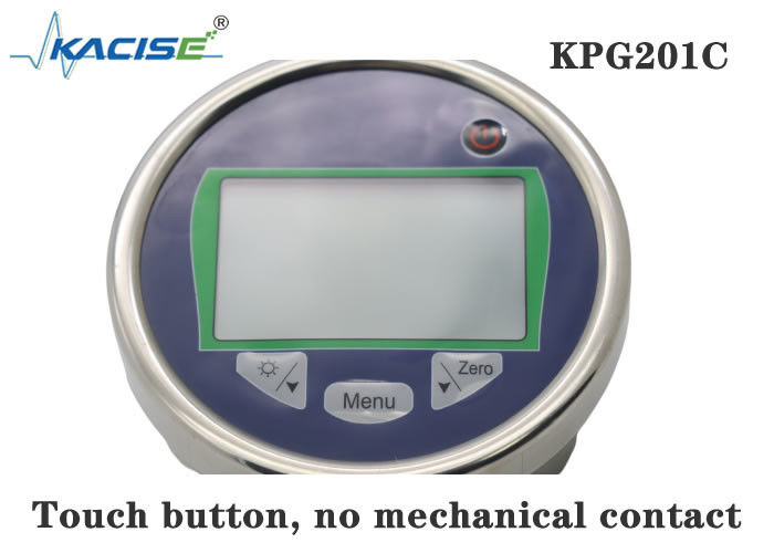 KPG201C টাচ বোতাম নেই যান্ত্রিক যোগাযোগ নেই ডিজিটাল প্রেসার গেজ সহ ডেটা লগার এবং উচ্চ নির্ভুলতা 0.02%
