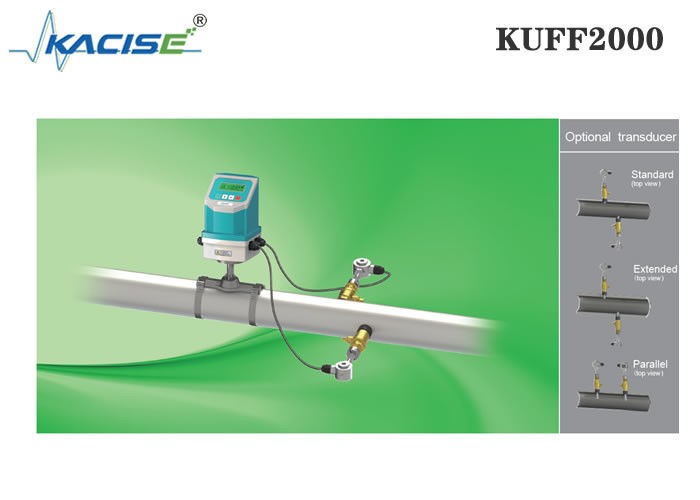 KUFF2000 DN50-DN6000 পাইপের আকার এবং দ্বি-দিকনির্দেশক পরিমাপের জন্য ±1% নির্ভুলতার সাথে স্থির সন্নিবেশ অতিস্বনক ফ্লো মিটার