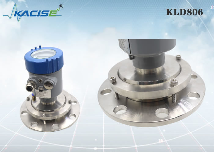 KLD806 80GHz রাডার লেভেল সেন্সর যা ময়দা সিলোতে শক্তিশালী ধুলো প্রয়োগের জন্য শুদ্ধকরণ ফাংশন সহ