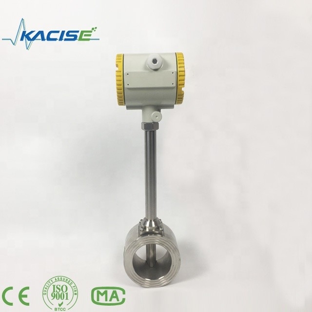 4 - 20mA Vortex Flow Meter For Steam Gas Liquid Flowmeter，Low pressure loss and consumption