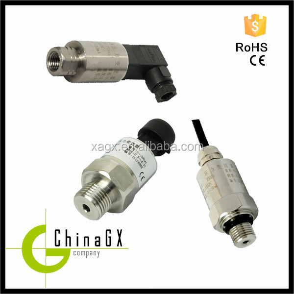 Piezoelectric water fuel pressure sensor with type 485 pressure sensor
