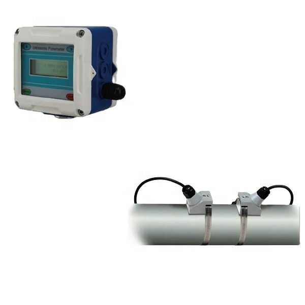 Output 4~20mA economic digital plastic wall mounted ultrasonic flowmeter with accuracy 1.0%