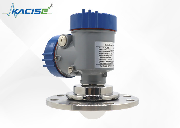 KLD804 4 - 20mA / RS485 76mm লেন্স অ্যান্টেনা রাডার স্তর সেন্সর তরল এবং কঠিন মাঝারি জন্য