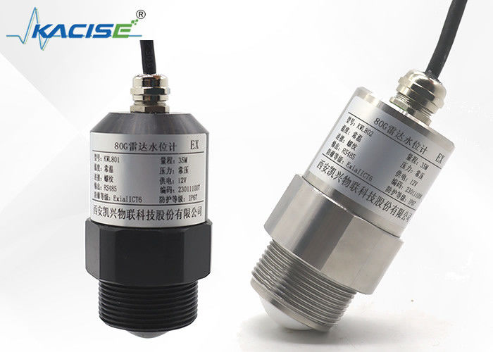 KLD800 সিরিজ 80GHz FMCW রাডার লেভেল ট্রান্সমিটার সঙ্গে জারা প্রতিরোধী PTFE অ্যান্টেনা এবং তরল এবং কঠিন পরিমাপের জন্য 3° লঞ্চ কোণ
