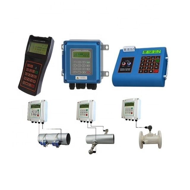 Output 4~20mA economic digital plastic wall mounted ultrasonic flowmeter with accuracy 1.0%