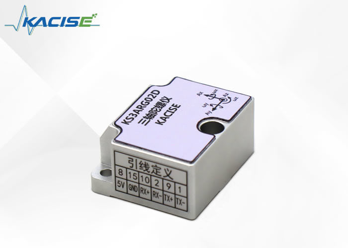 2000Hz ডেটা রেট 6.06g ভাইব্রেশন রেজিস্ট্যান্স এবং -55~85℃ স্টোরেজ টেম্প সহ যথার্থ DC5V MEMS জাইরোস্কোপ সেন্সর