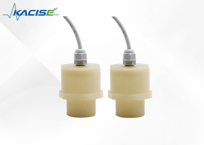 RS485 আউটপুট IP68 জলরোধী ক্ষয় প্রতিরোধী PTFE অতিস্বনক স্তর সেন্সর KUS550