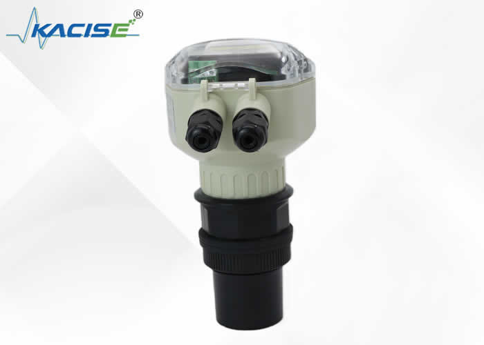ডিসপ্লে যন্ত্র IP66 সুরক্ষা 50m পরিমাপ পরিসীমা RS485/RS232 তরল স্তর পর্যবেক্ষণের জন্য দুটি তারের অতিস্বনক স্তর মিটার