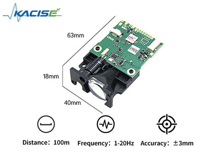 এলএসবিএম-১০০ ইন্ডাস্ট্রিয়াল অটোমেশন লেজার রেঞ্জিং মডিউল ১০০ মিটার পরিমাপ পরিসীমা ±৩ মিমি নির্ভুলতা এবং ২০ হার্জ আপডেট ফ্রিকোয়েন্সি সহ