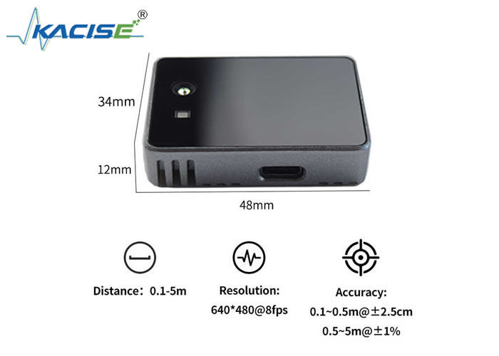 KL3A-05U 0.1-5m রেঞ্জ H60 ° × V45 ° FOV এবং খুচরা দোকানের জন্য ইউএসবি 2.0 টাইপ সি ইন্টারফেস সহ 3 ডি সলিড-স্টেট লিডার