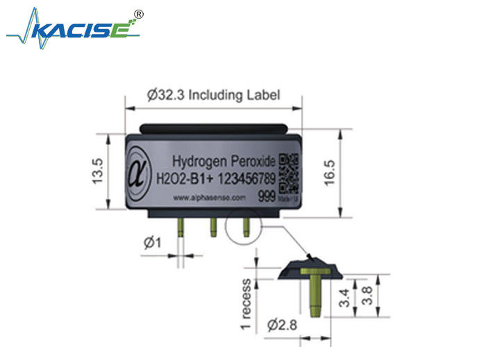 H202-B1/H202-B1+ হাইড্রোজেন পারক্সাইড সেন্সর 2000 রেঞ্জ,