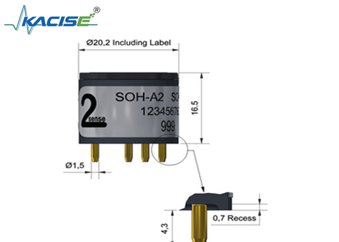 SOH-A2/SOH-A2 সালফার ডাই অক্সাইড হাইড্রোজেন সালফাইড বিশ্লেষক 20 পরিসীমা এবং 140-250 সংবেদনশীলতা সঙ্গে