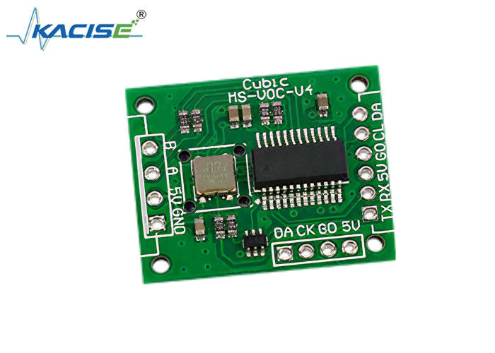 0 - 10ppm সনাক্তকরণ পরিসীমা এবং কম শক্তি খরচের জন্য MEMS গ্যাস-সংবেদনশীল উপাদান সহ VOC সেন্সর
