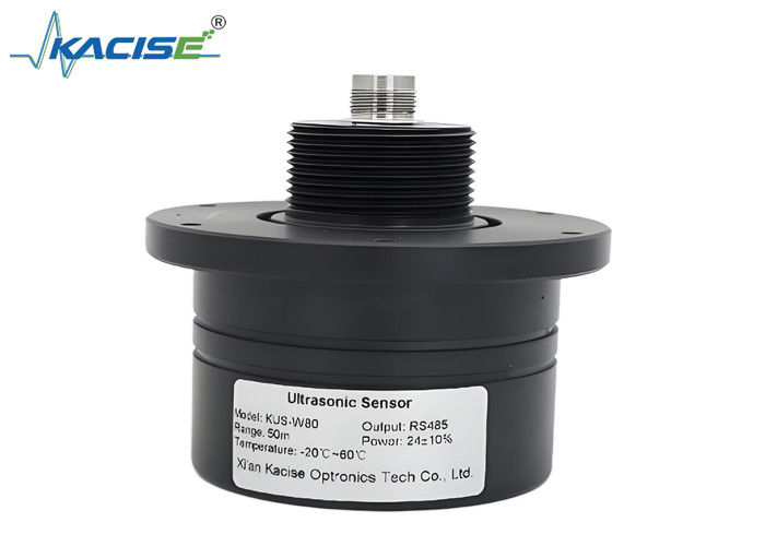 KUS-W80 200kHz ট্রান্সডুসার ফ্রিকোয়েন্সি, নিম্ন নো-লোড বর্তমান এবং পানির নীচে রেঞ্জিংয়ের জন্য IP68 সুরক্ষা সহ পানির নিচে দূরত্ব সেন্সর