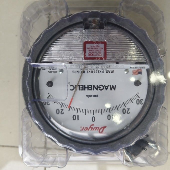 Dwyer Magnehelic 2300-60PA ডিফারেনশিয়াল প্রেসার গেইজ 60-0-60 Pa রেঞ্জ, ± 2% নির্ভুলতা এবং IP67 আবরণ সহ
