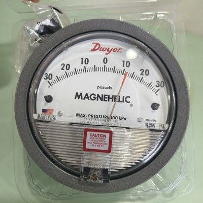 Dwyer Magnehelic 2300-60PA ডিফারেনশিয়াল প্রেসার গেইজ 60-0-60 Pa রেঞ্জ, ± 2% নির্ভুলতা এবং IP67 আবরণ সহ