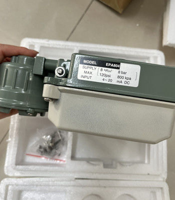 কোণ ভ্রমণ সিরিজের জন্য 4-20 mA DC ইনপুট 120 Psi এয়ার সাপ্লাই সহ KOSO EPA804-L10 ভালভ পজিশনার
