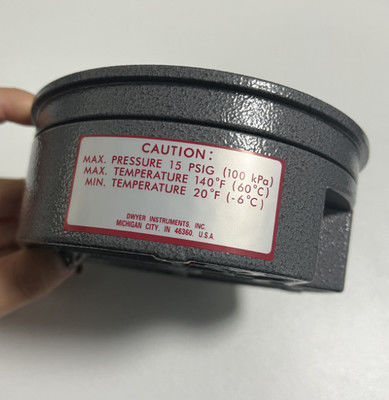 Dwyer Series 2000 Magnehelic Differential Pressure Gauge with ±2% FS Accuracy and Frictionless Magnetic Movement for 20-140°F Applications. ডোয়ায়ার সিরিজ ২০০০ ম্যাগনেহেলিক ডিফারেনশিয়াল প্রেসার গেইজ যার ±২% FS নির্ভুলতা এবং ২০-১৪০°ফারেনহাইট অ্যাপ্লিকেশনের জন্য ঘর্ষণবিহীন চৌম্বকীয় আন্দোলন