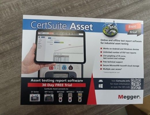 Megger MIT1025-UK ইনসুলেশন পরীক্ষক আউটপুট সহ, 20 টেরাহম প্রতিরোধ, 10kV মাল্টি-রেঞ্জ টেস্ট ভোল্টেজ