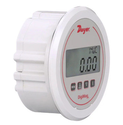 Dwyer DM-1000 DigiMag ডিজিটাল ডিফারেনশিয়াল প্রেসার গেইজ ± 1% নির্ভুলতার সাথে, স্টেইনলেস স্টীল উপাদান এবং 1/8 এনপিটি সংযোগ