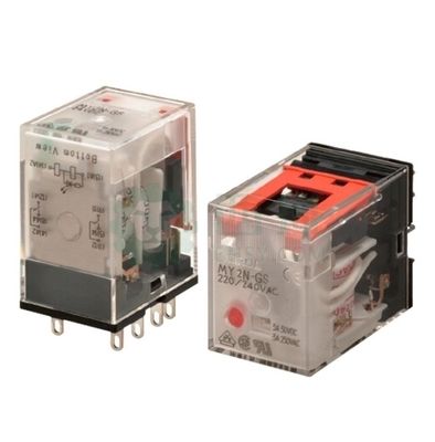 ওম্রন MY2-GS 24VDC অপারেশন, 662 Ω কয়েল প্রতিরোধ, এবং DPDT যোগাযোগ ফর্ম সহ সাধারণ-উদ্দেশ্য রিলে