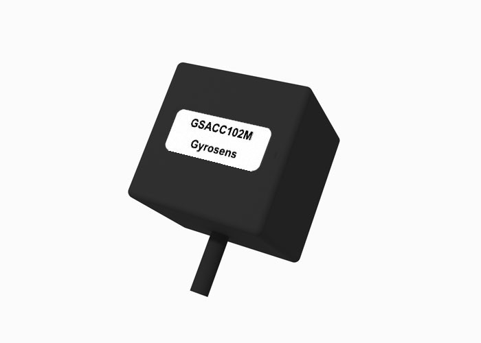 GSACC102M MEMS অ্যাক্সেলেরোমিটার, যা ±10 g পাল্লা, ≤ 1500 Hz ব্যান্ডউইথ এবং 100±30 mV/g সংবেদনশীলতা সহ, যান্ত্রিক কম্পন পর্যবেক্ষণের জন্য