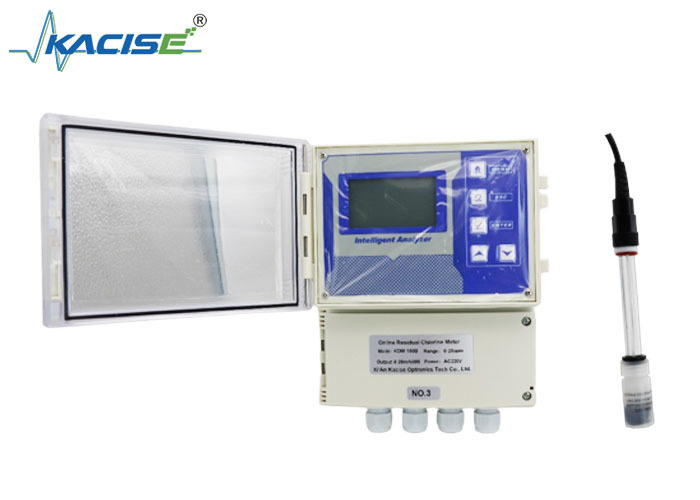 KSM-150B দেয়াল মাউন্ট করা অবশিষ্ট ক্লোরিন মিটার নন-মেম্ব্রেন সেন্সর এবং 4-20mA আউটপুট সহ