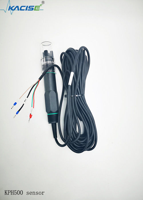 KPH500 PH সেন্সর 0-14PH পরিমাপ পরিসীমা IP68 সুরক্ষা এবং স্বয়ংক্রিয় তাপমাত্রা ক্ষতিপূরণ সহ জল গুণমান বিশ্লেষক