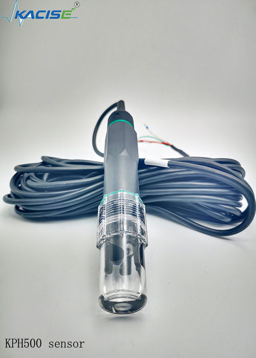 KPH500 PH সেন্সর 0-14PH পরিমাপ পরিসীমা IP68 সুরক্ষা এবং স্বয়ংক্রিয় তাপমাত্রা ক্ষতিপূরণ সহ জল গুণমান বিশ্লেষক