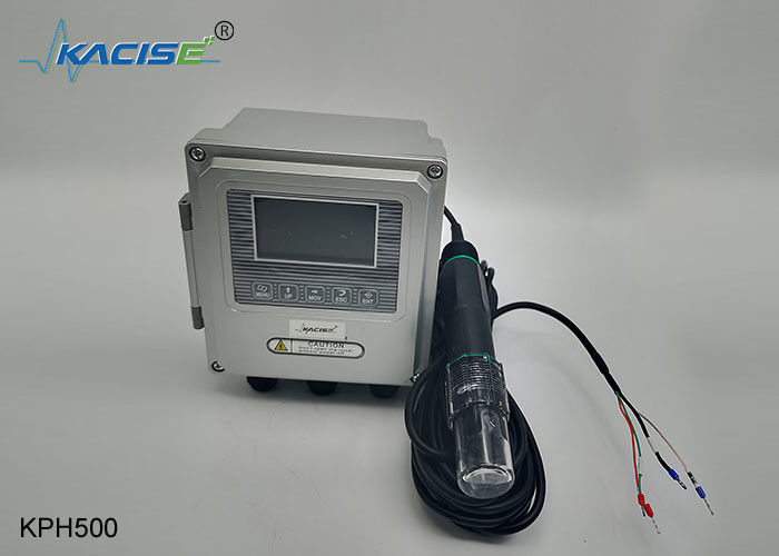 KPH500 উচ্চ নির্ভুলতা PH ORP মিটার 4-20mA আউটপুট LCD ডিসপ্লে এবং জলের গুণমান পর্যবেক্ষণের জন্য PVC উপাদান