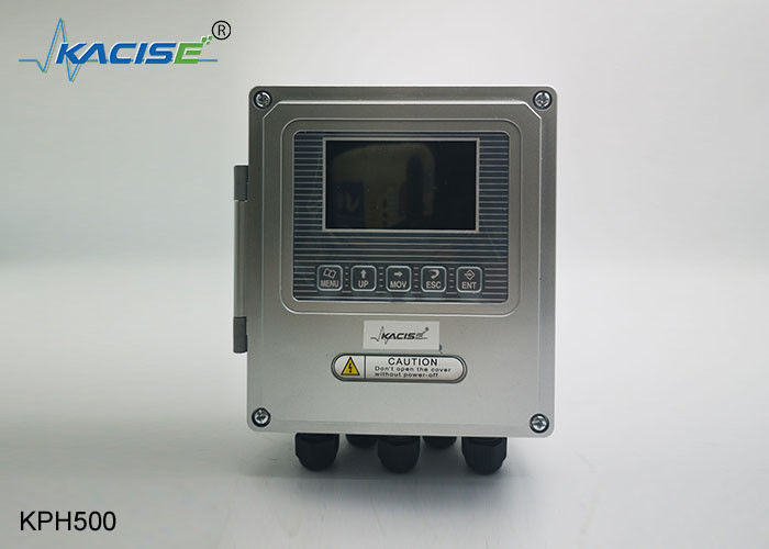 KPH500 উচ্চ নির্ভুলতা PH ORP মিটার 4-20mA আউটপুট LCD ডিসপ্লে এবং জলের গুণমান পর্যবেক্ষণের জন্য PVC উপাদান